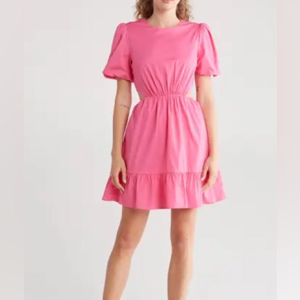 WAYF. Barbie pink dress size Medium.